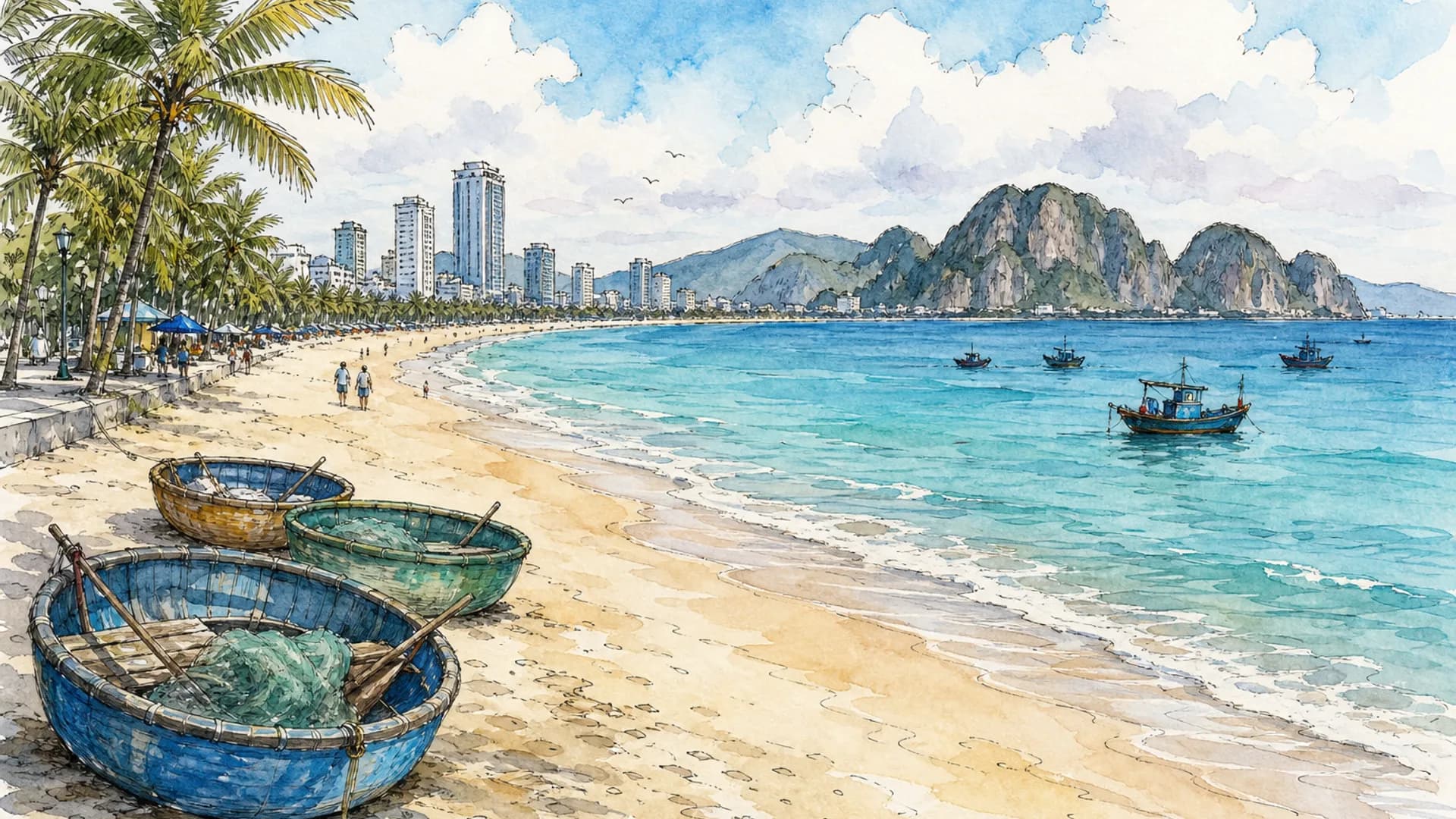 Costa de Da Nang y Hoi An