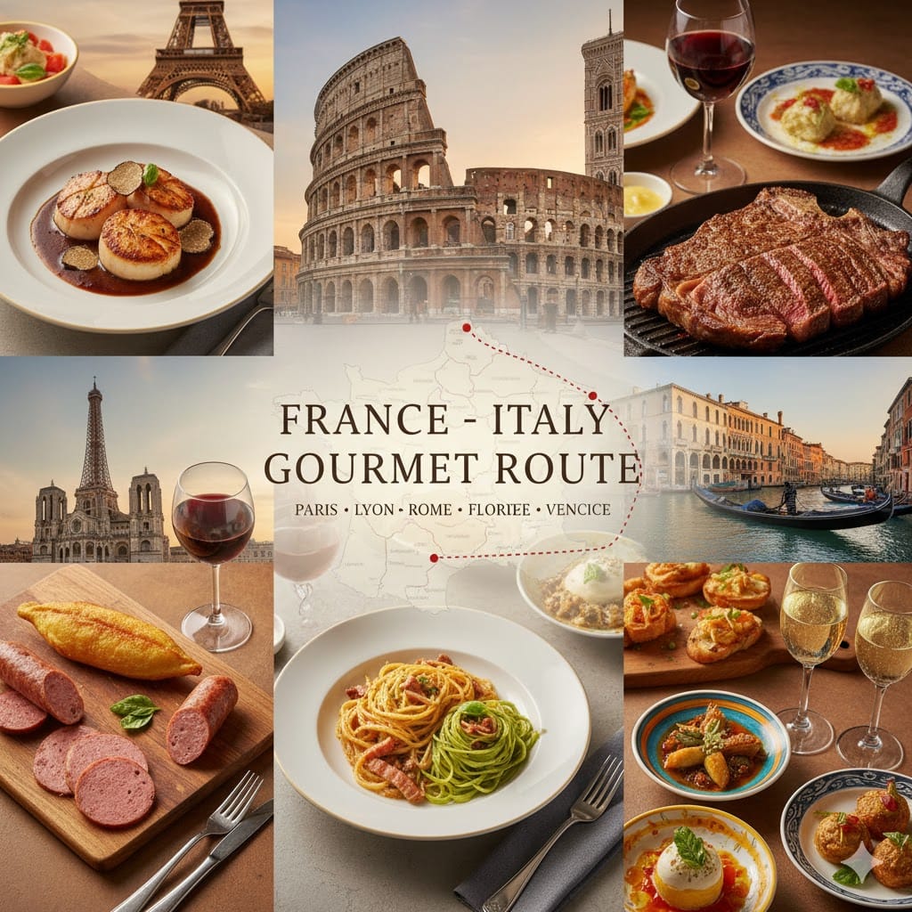 Ruta Gastronómica Francia-Italia
